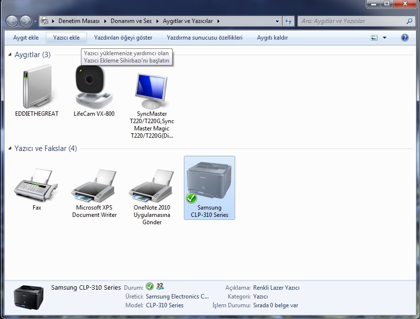 samsung clp-310 series