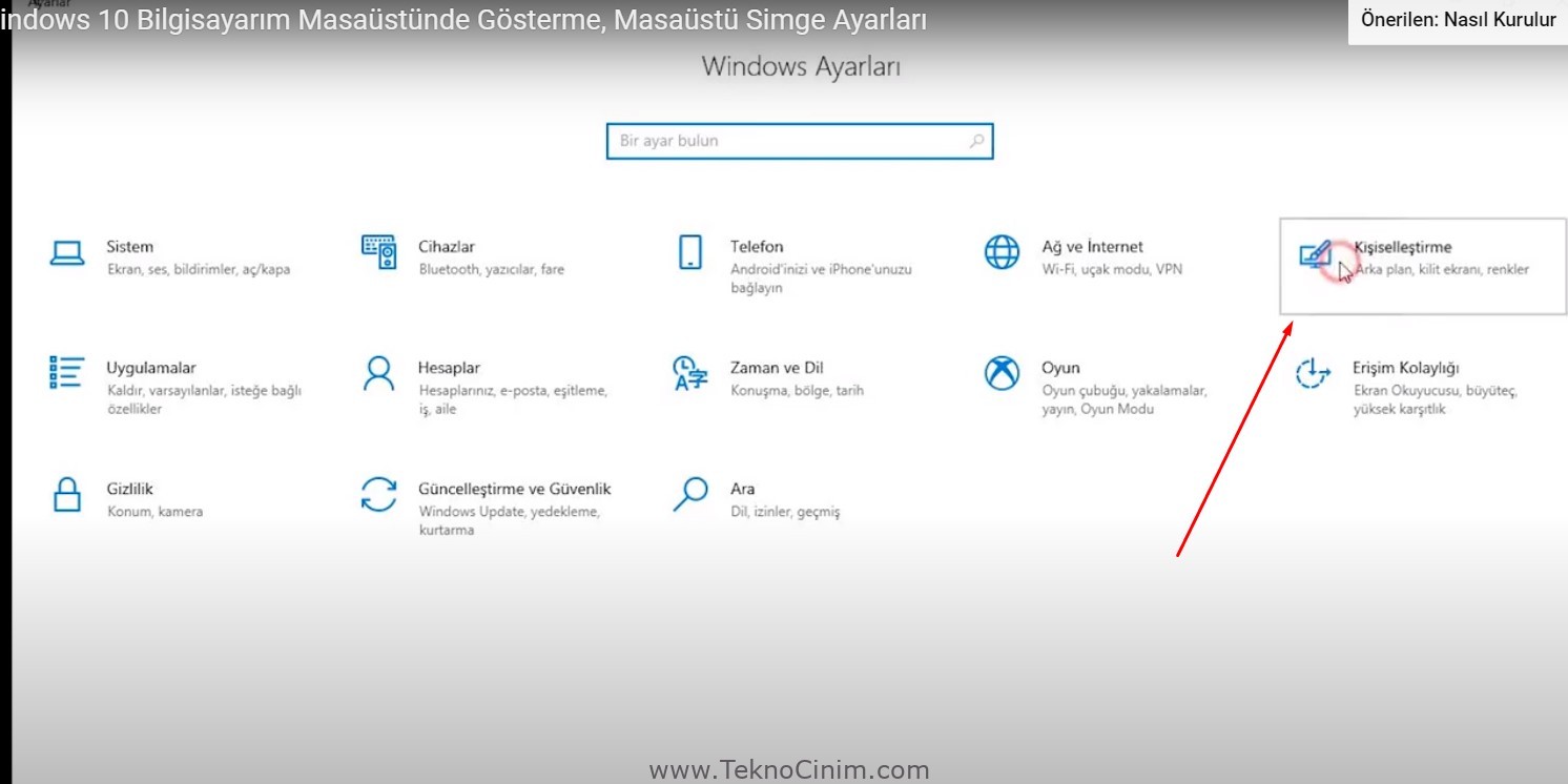 Windows 10 Masaüstü Simgeleri 3